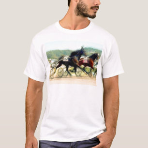 Camiseta carrera de caballos del poder el trotar