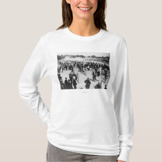 Camiseta Carrera de caballos en la fotografía de Saratoga