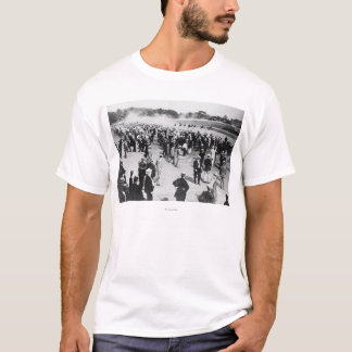 Camiseta Carrera de caballos en la fotografía de Saratoga