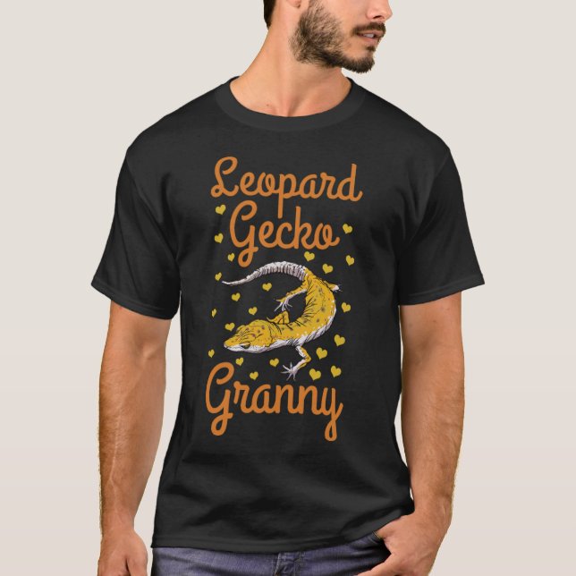 Camiseta Carrera de caballos Leopard Gecko Granny Reptile L (Anverso)