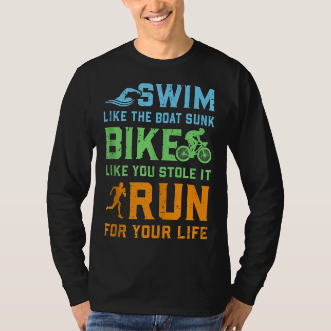 Camiseta Carrera de ciclismo de natación - Carrera del Conc (Anverso)