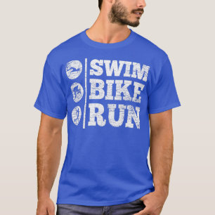 Camiseta Carrera de ciclismo de natación de triatlón
