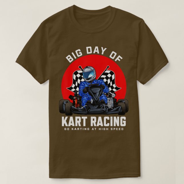 Camiseta Carrera de circuito de carreras de Kart Carreras G (Diseño del anverso)