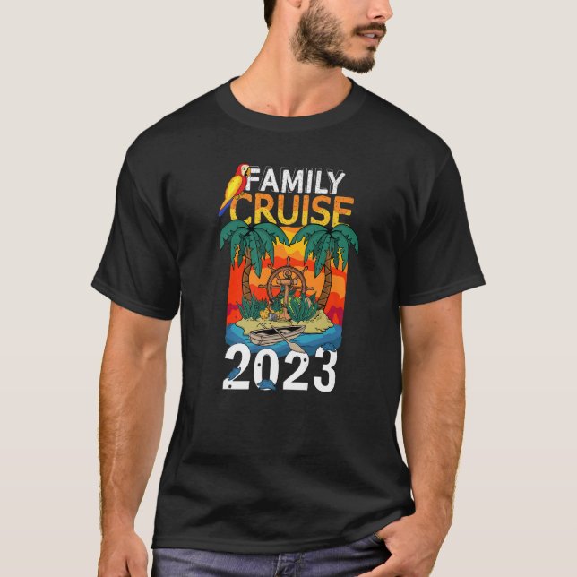 Camiseta Carrera de crucero familiar Squad 2023 con crucero (Anverso)