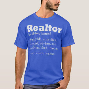 Camiseta Carrera de definición de realtor