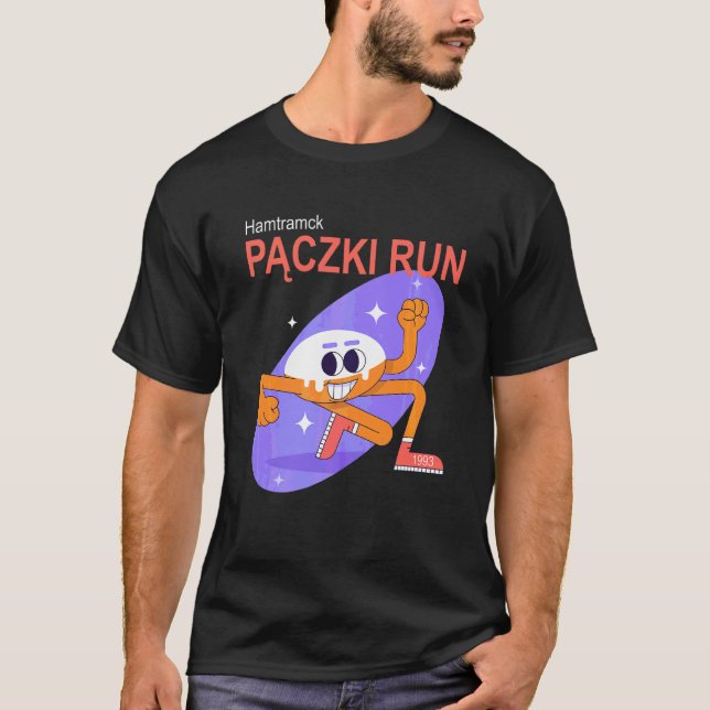 Camiseta Carrera de Hamtramck Paczki (Anverso)