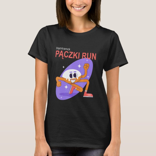 Camiseta Carrera de Hamtramck Paczki (Anverso)