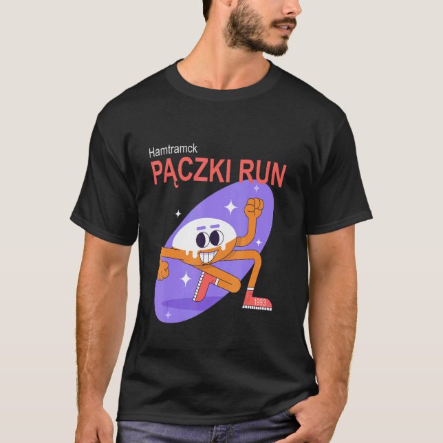Camiseta Carrera de Hamtramck Paczki (Anverso)