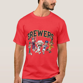 Camiseta Carrera de mascotas de salchicha Brewers parodia d