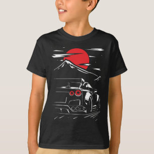 Camiseta Carrera de Medianoche: Coche de Carreras bajo la L