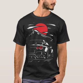 Camiseta Carrera de Medianoche: Coche de Carreras bajo la L