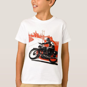 Camiseta Carrera de motocicleta de Vintage