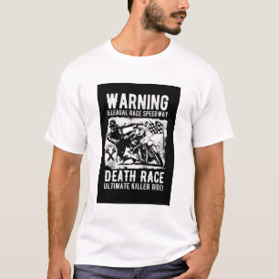 Camiseta Carrera de Muerte Blanca Última Carrera Asesina Te