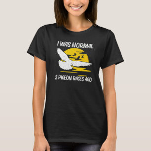 Camiseta Carrera de Palomas Frías para Hombres Mujeres Palo