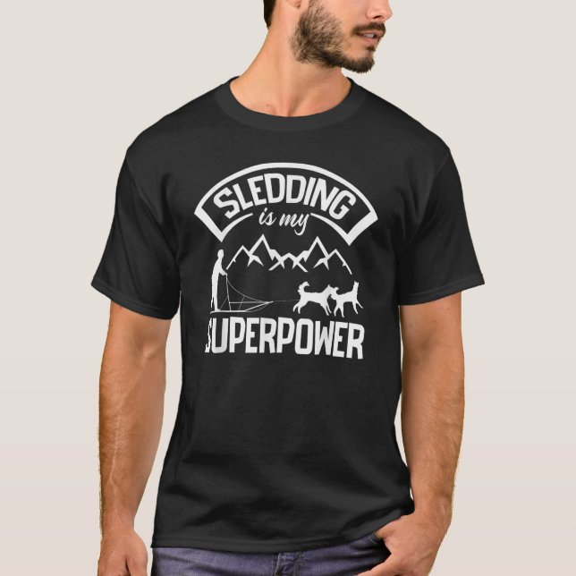 Camiseta Carrera de perros sin cáscara de Alaska 13 (Anverso)