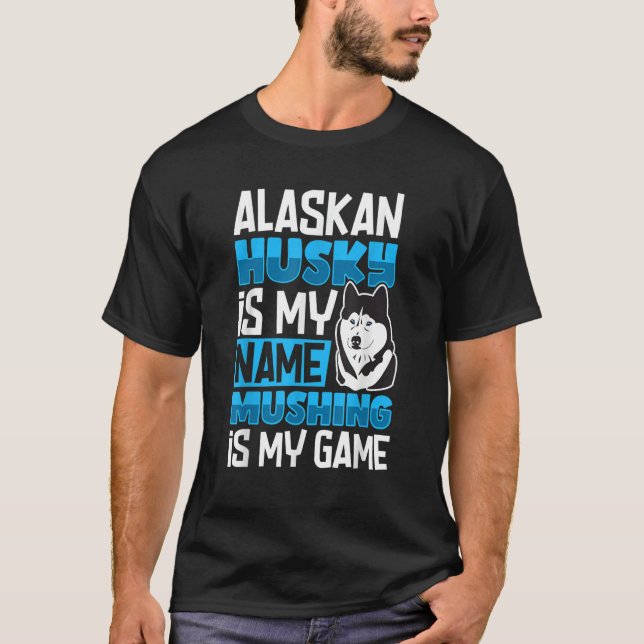 Camiseta Carrera de perros sin cáscara de Alaska 4 (Anverso)