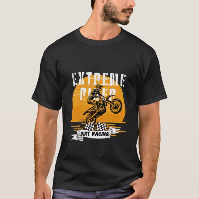 Camiseta Carrera de suciedad extrema (Anverso)