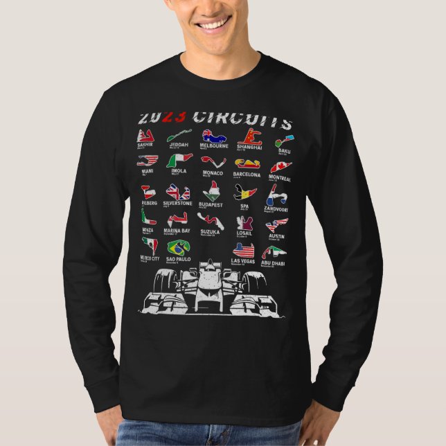 Camiseta Carrera de Ventiladores de Carreras Fórmula Track  (Anverso)