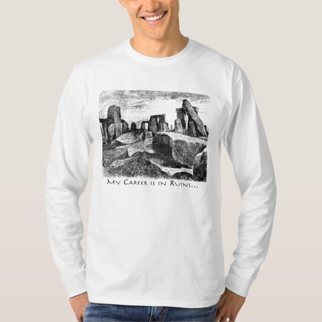 Camiseta Carrera En Ruinas: Stonehenge (Anverso)