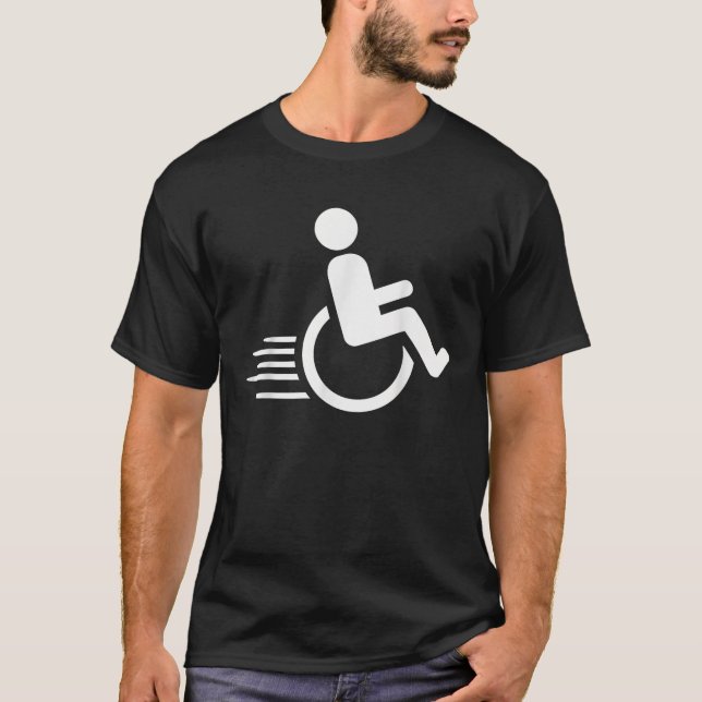 Camiseta Carrera en silla de ruedas (Anverso)