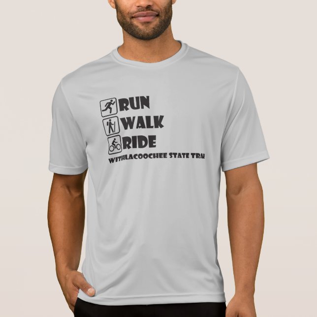 Camiseta Carrera estatal de Withlacoochee Hike Ride Florida (Anverso)