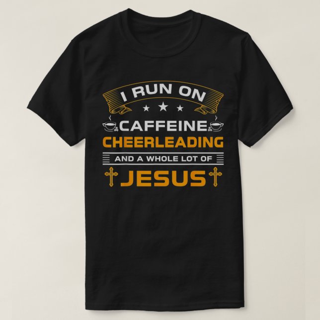 Camiseta Carrera Graciosa En El Café Jesús Animador Por La  (Diseño del anverso)