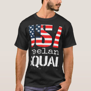 Camiseta Carrera independiente de la bandera de los Estados