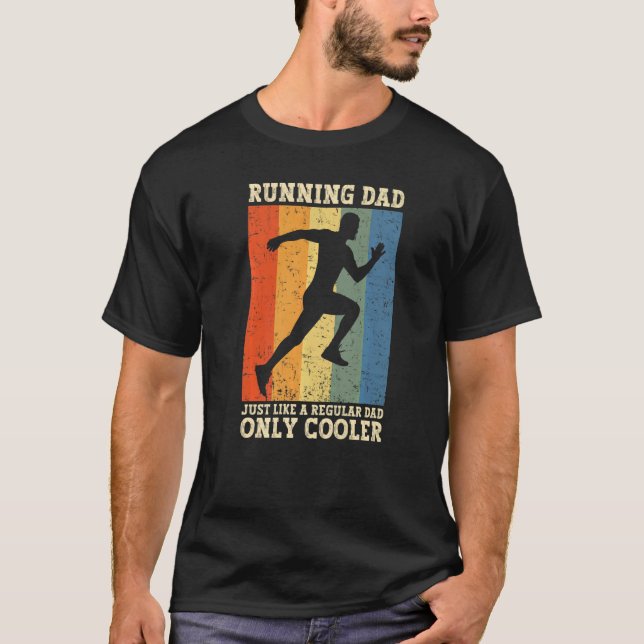 Camiseta Carrera Retro Para El Entrenador De Maratón De Dad (Anverso)