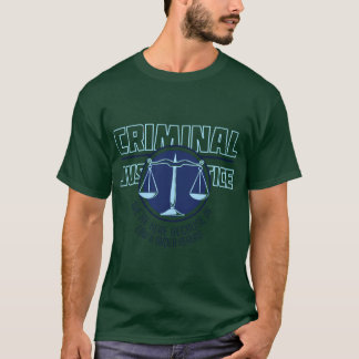 Camiseta Carrera universitaria Justicia Penal chico