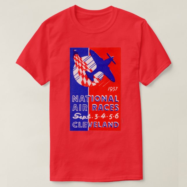 Camiseta Carreras Aéreas Nacionales de 1937 (Diseño del anverso)