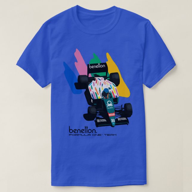 Camiseta Carreras Benetton B186 (Diseño del anverso)