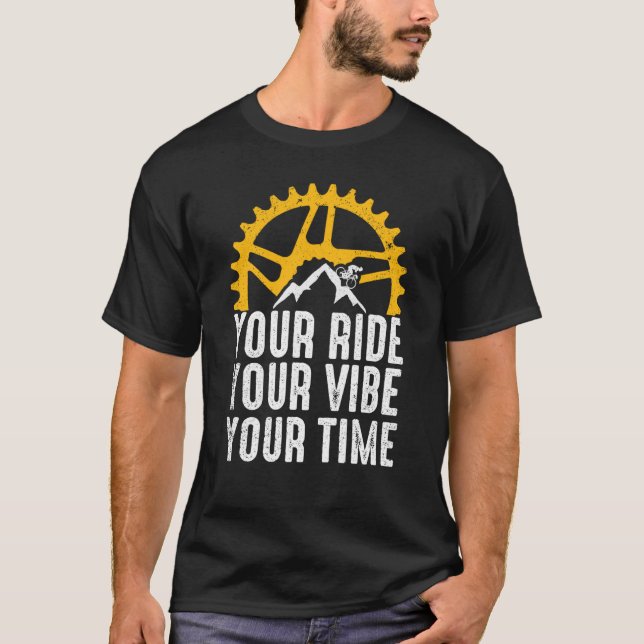 Camiseta Carreras Bike Your Vibe Your Time Guay Rac (Anverso)
