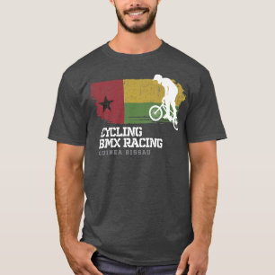 Camiseta Carreras BMX Bike Guinea Bissau Bandera Ciclismo B