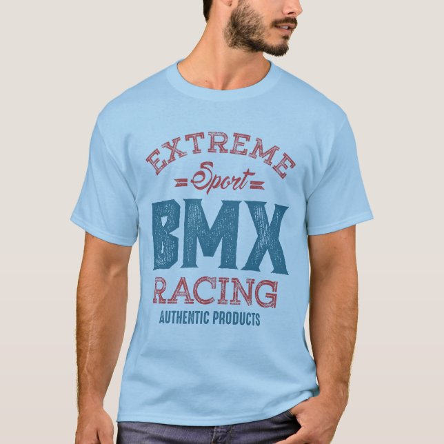 Camiseta Carreras BMX de deportes extremos (Anverso)
