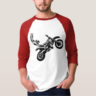 Camiseta Carreras campo a través de la motocicleta
