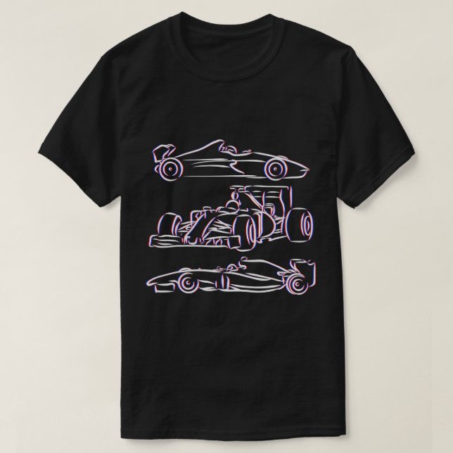 Camiseta Carreras Car Shirt Fórmula Car Race Amantes Racer (Diseño del anverso)