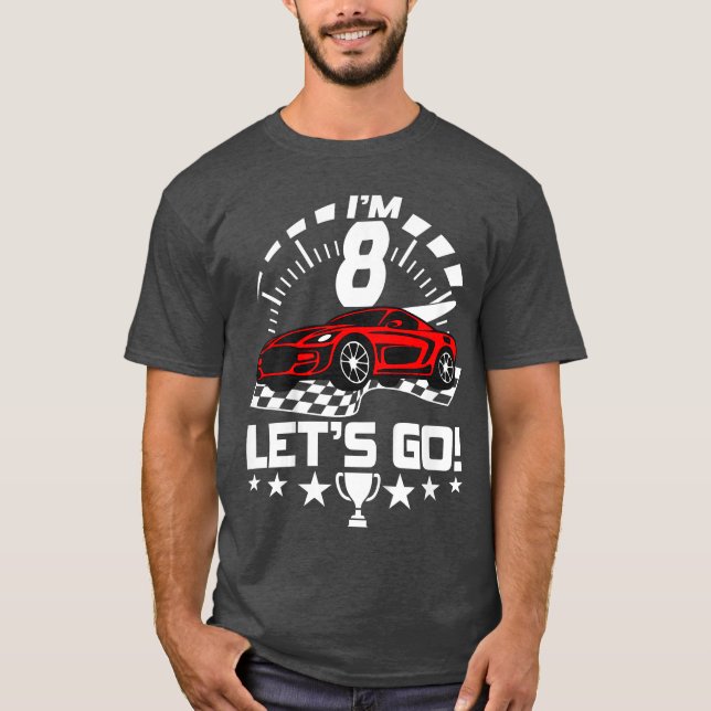Camiseta Carreras de 8 años  de 8 años Chicas de niños (Anverso)