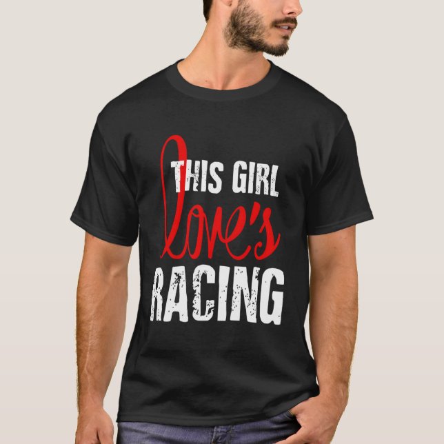 Camiseta Carreras de amor de la Carreras del coche de Dirt  (Anverso)
