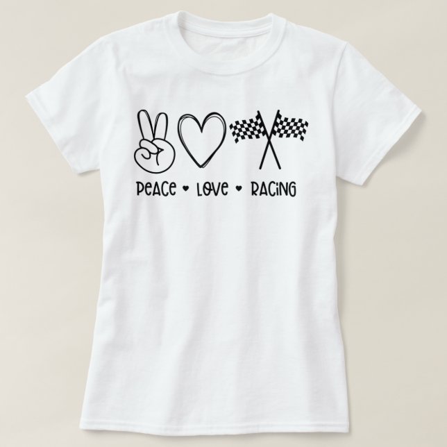 Camiseta Carreras de amor por la paz (Diseño del anverso)