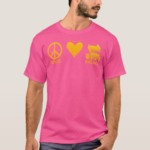 Camiseta Carreras de amor por la paz Sprint Car