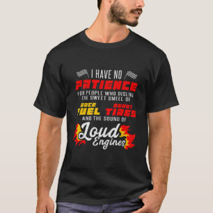 Camiseta Carreras De Arrastrar Graciosa Sin Neumático Quema