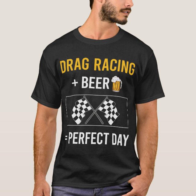 Camiseta Carreras de arrastrar por el día de la cerveza (Anverso)