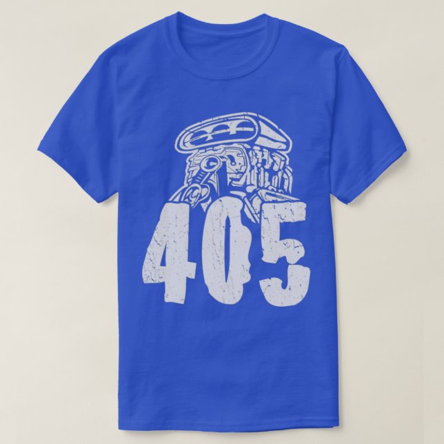 Camiseta Carreras de arrastre de 405 OKC (Diseño del anverso)