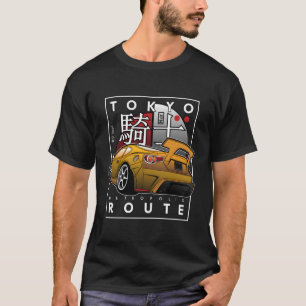 Camiseta Carreras de arrastre de ruta de Tokio Carro de imp