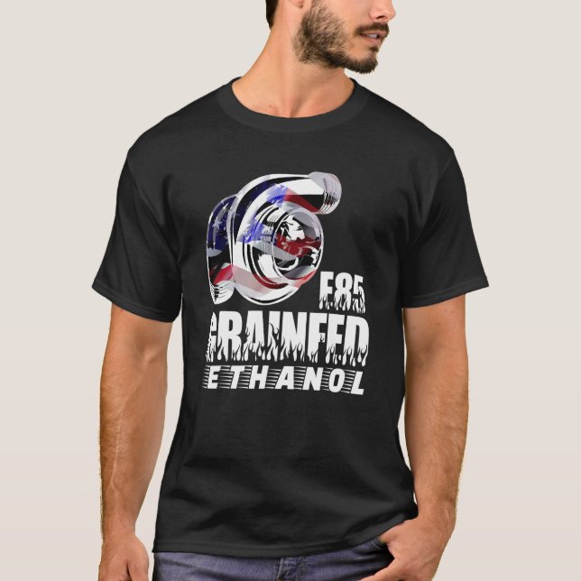 Camiseta Carreras de arrastre de turbocompresor Carrera de  (Anverso)