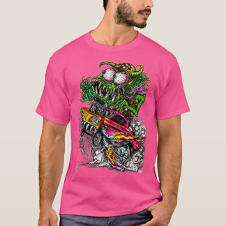 Camiseta Carreras de arrastre retro Gasas de rod caliente
