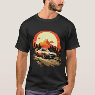 Camiseta Carreras de auto retro japonés - deriva de leyenda