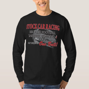 Camiseta Carreras de automóviles de stock