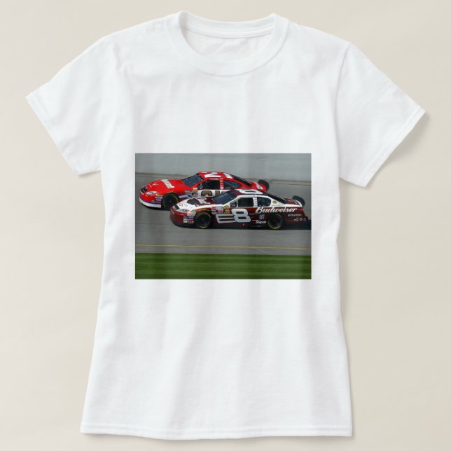 Camiseta Carreras de Autos (Diseño del anverso)