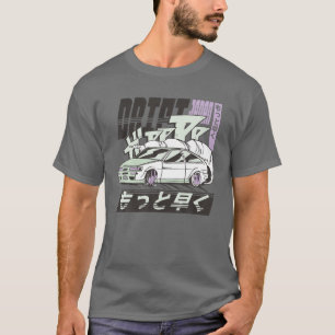 Camiseta Carreras De Autos Anime Japoneses Retro Vintage